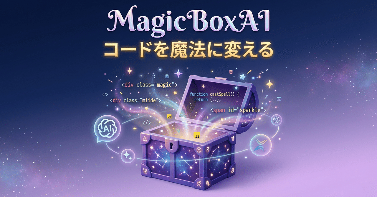 MagicBoxAI リリース告知
