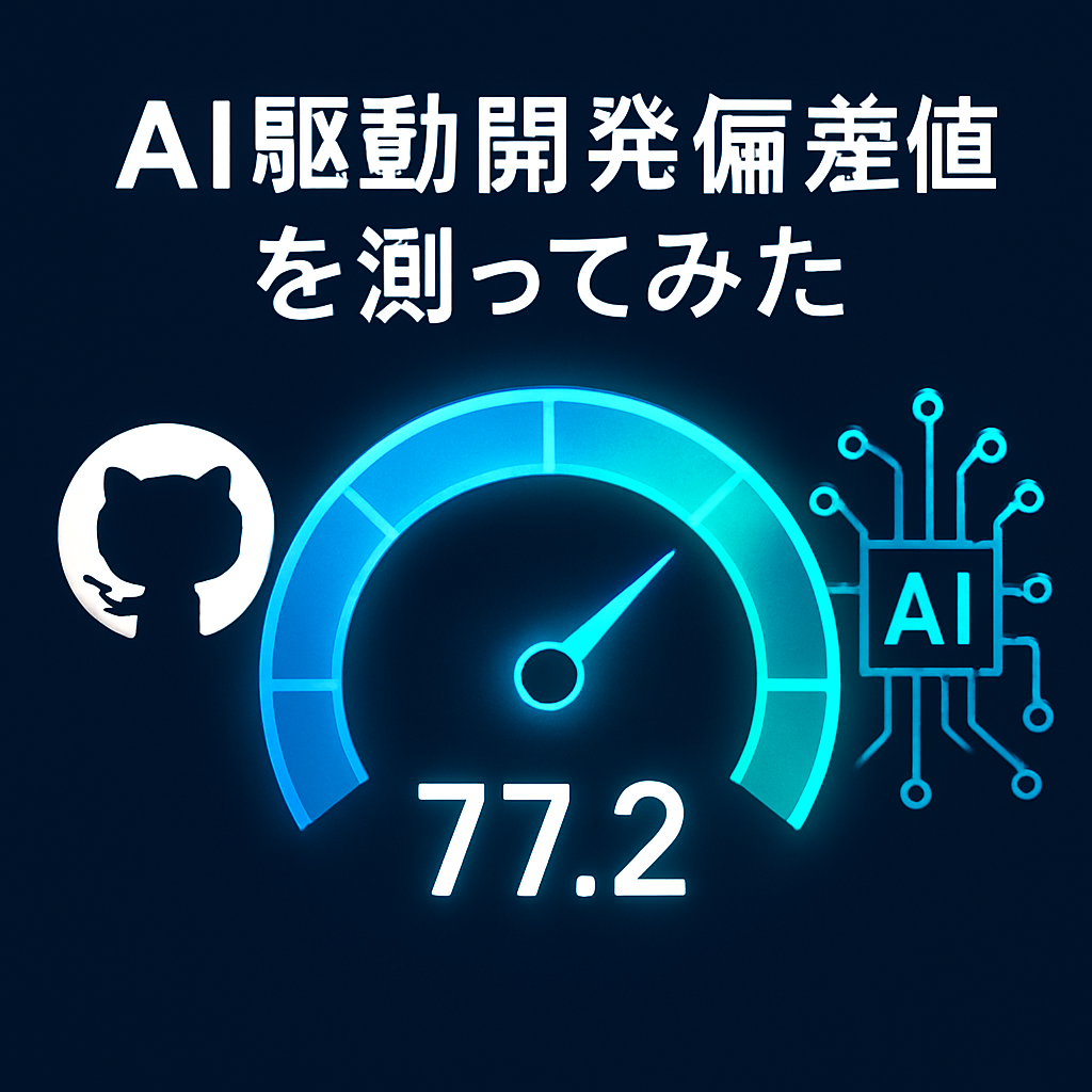 AI駆動開発偏差値を測ってみた（note サムネイル）