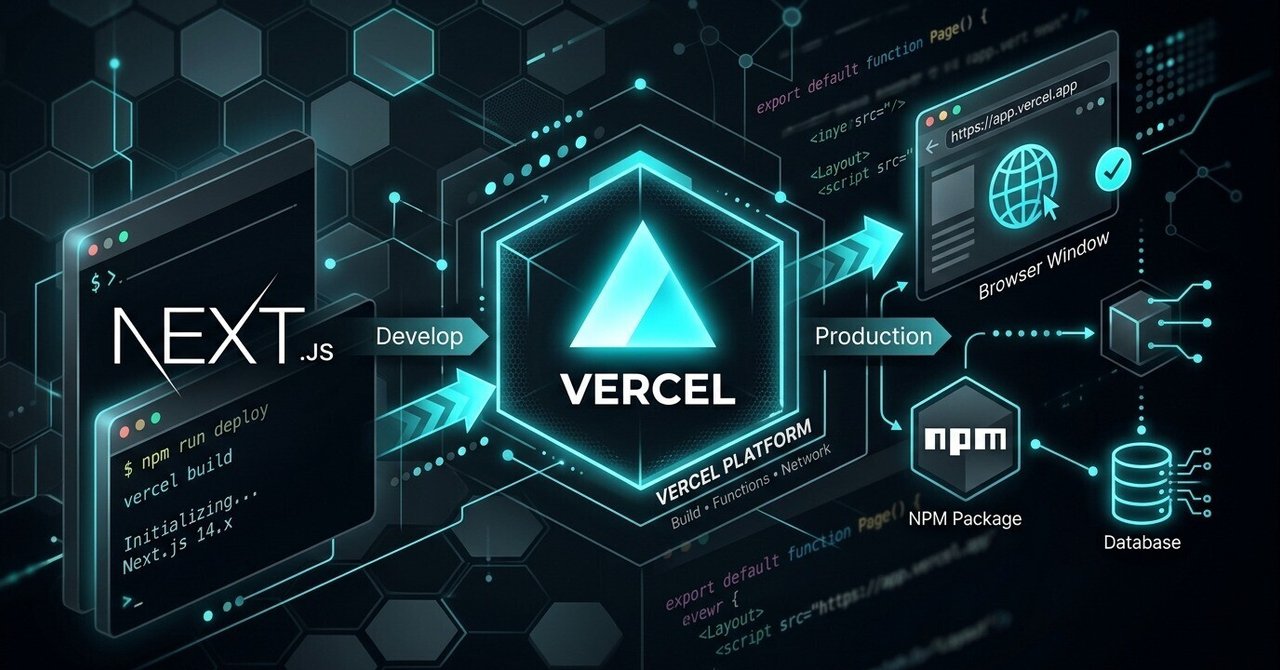 初心者でも簡単Webアプリ VercelとNeonで無料公開(note サムネイル)