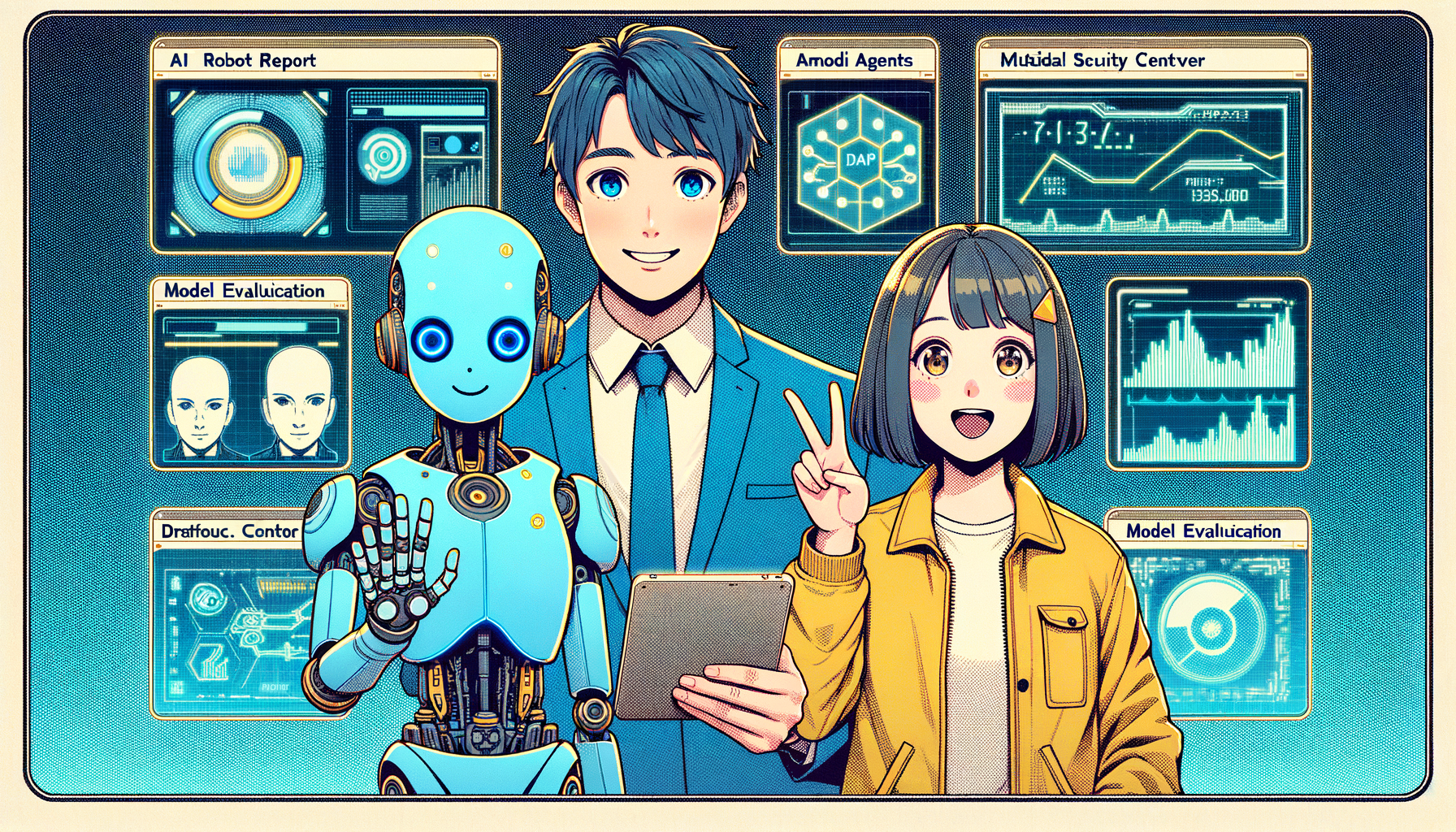 2026年2月下旬のAI最新トレンドを表す漫画風サムネイル