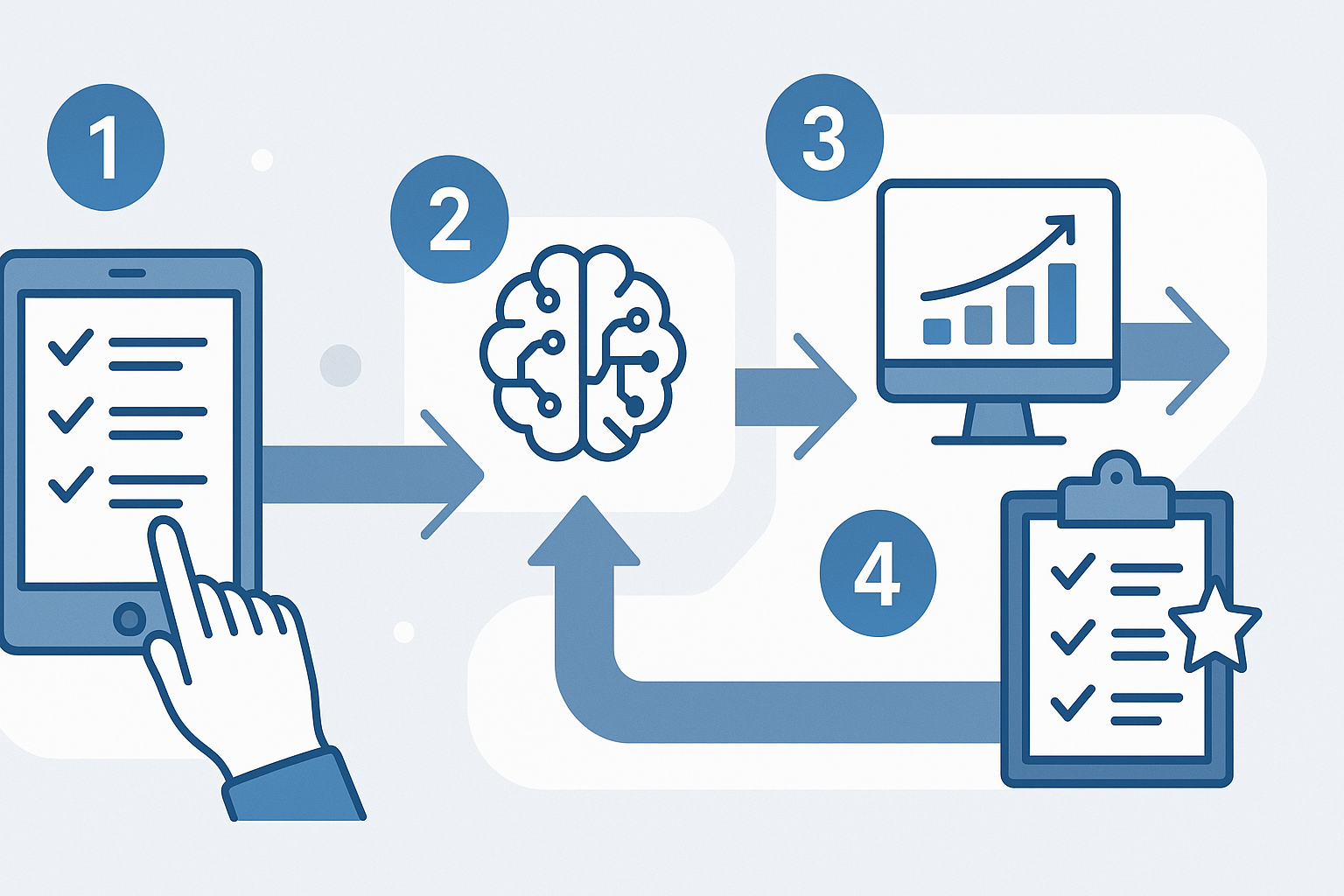 Step-by-step implementation checklist for AI productivity program