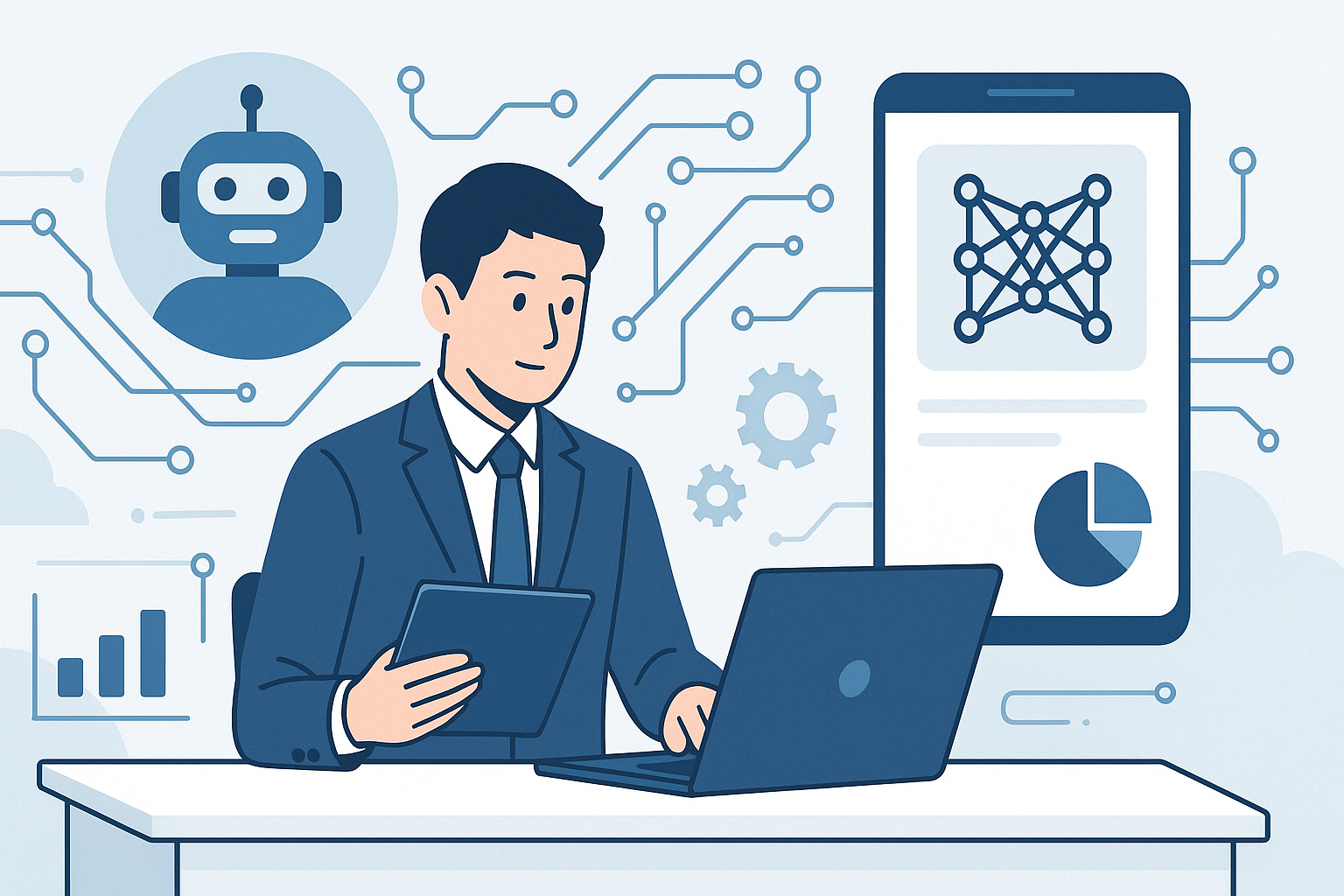 Professional illustration for blog section about 導入|「AIを使いたいけど、結局どれを選べばいいの?」問題を解決します
related to ultimate ai tools guide 2026