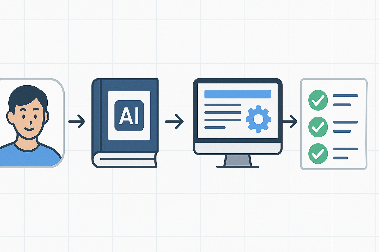 Step-by-step workflow diagram illustrating how to use ultimate ai tools guide 2026