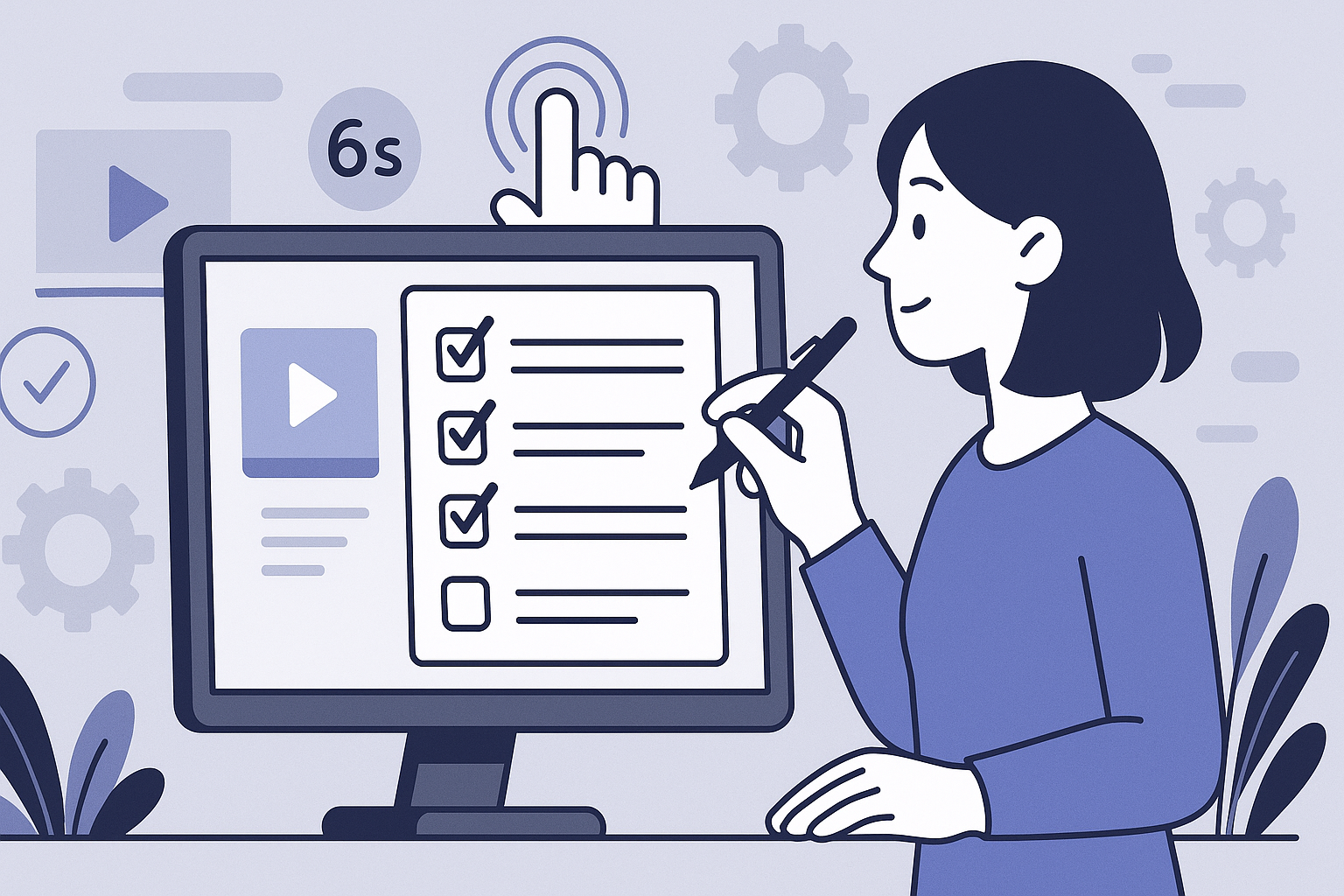 Call-to-action checklist for testing 6-second videos workflow