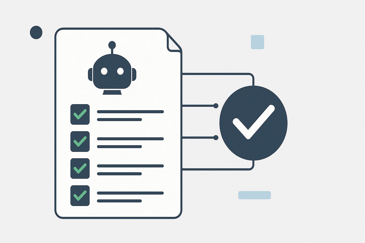Checklist diagram for selecting AI writing assistants