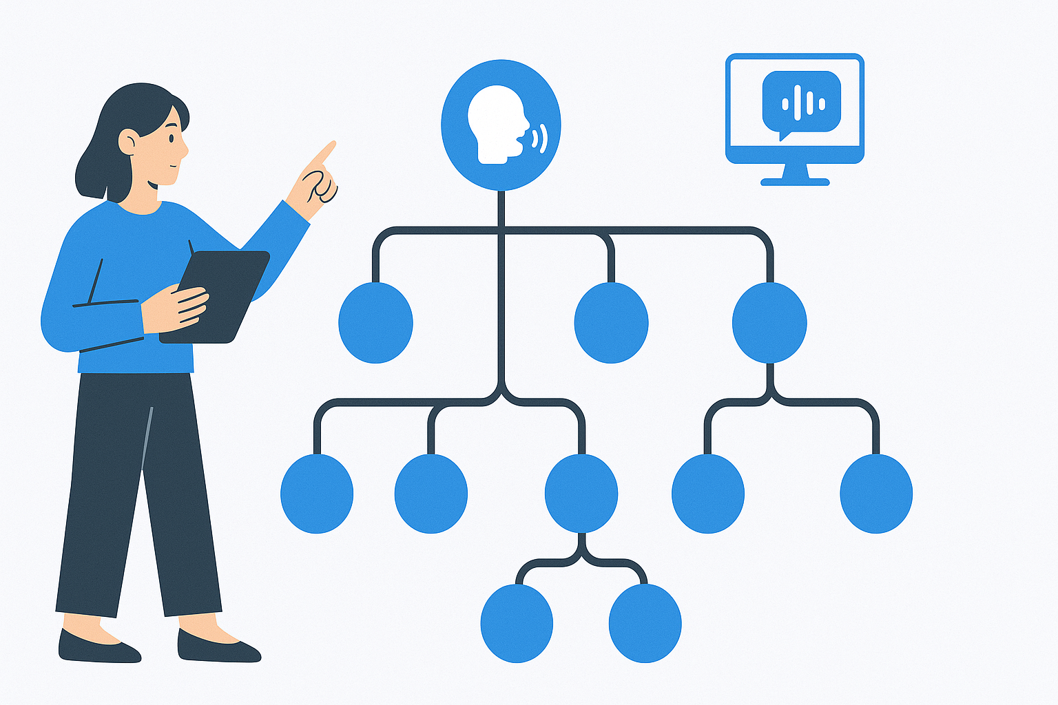 Decision tree for selecting the right AI voice generation tool