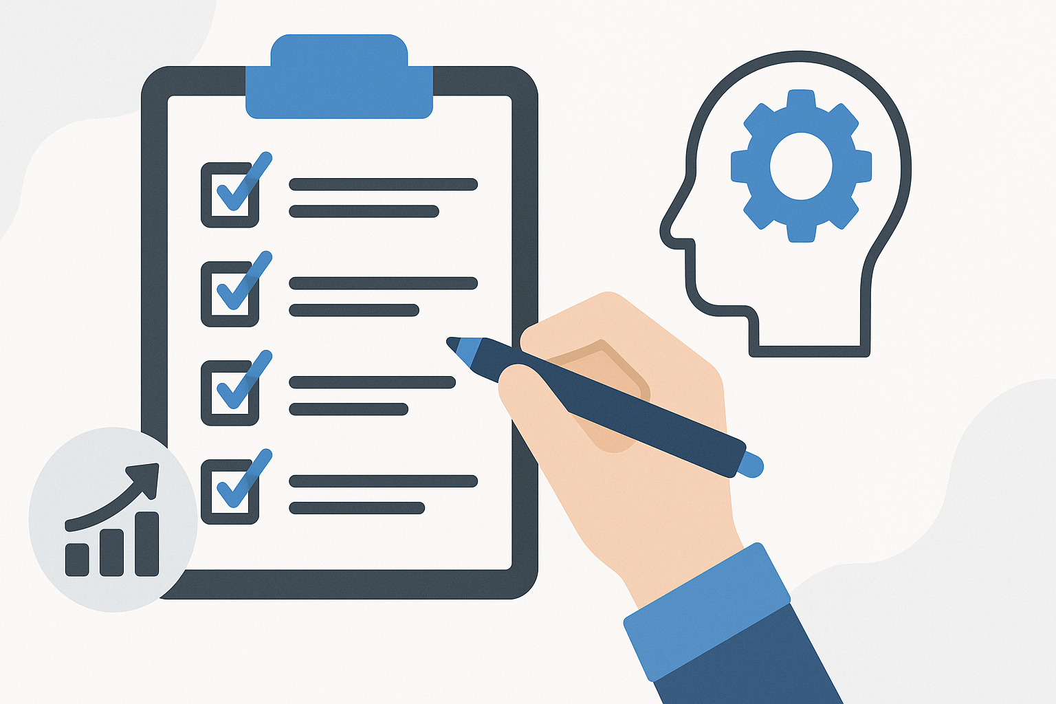 Checklist style summary for starting AI marketing automation