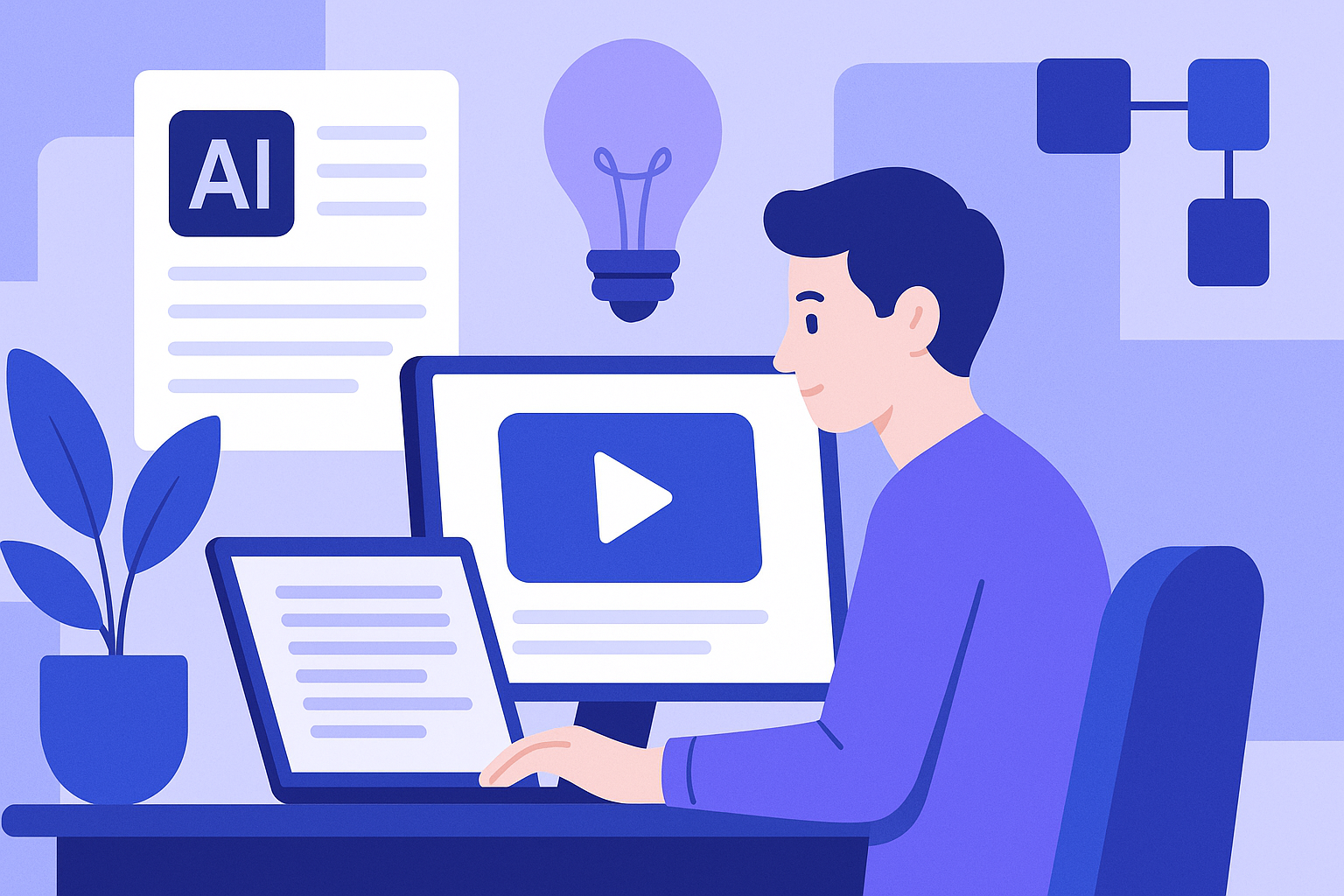 YouTube台本をAIで作る方法｜企画・構成・原稿作成の完全ガイド