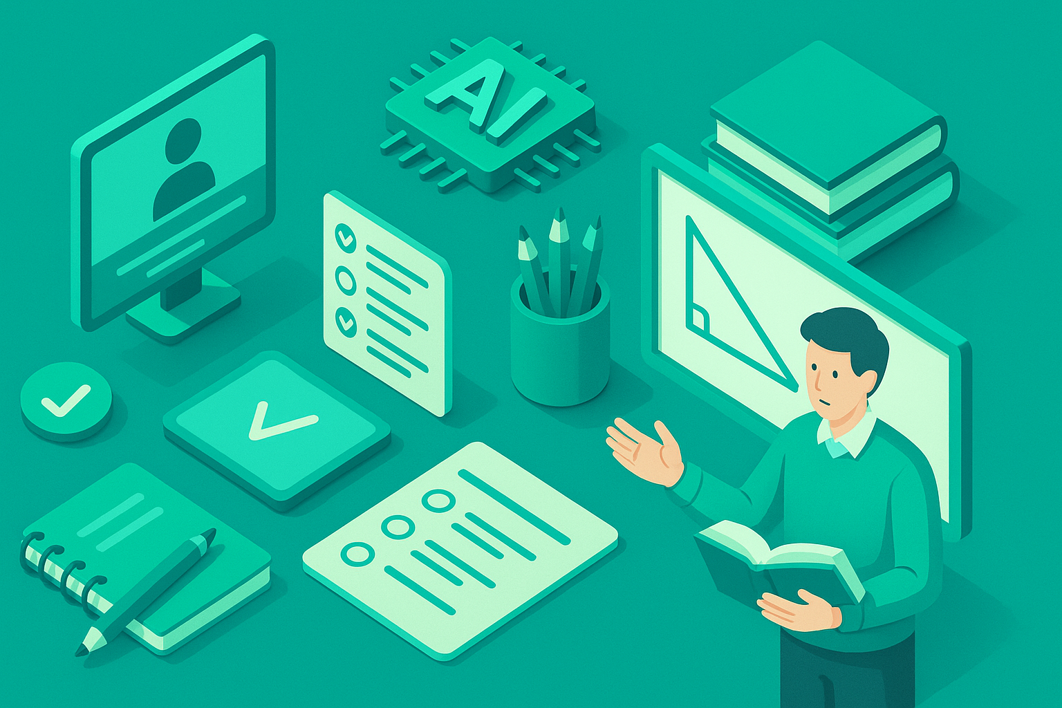 先生・教育者向けAI活用ガイド｜授業準備・採点・教材作成を効率化する方法